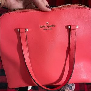 Kate Spade authentic crossbody coral stoplight Maise Medium Dome Satchel